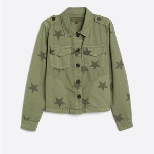 Blank NYC Nia Star Print Utility Jacket